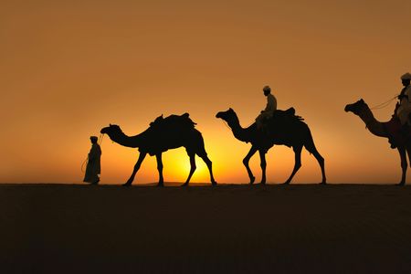 Champagne private desert safari at Bassata Camp from Ras Al Khaimah