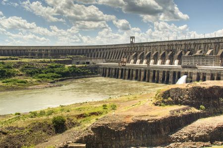Itaipu hydroelectric dam panoramic tour