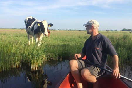 Sunset canoe tour from Amsterdam to the Waterland region