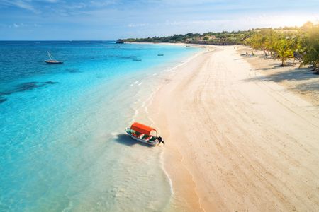 Zanzibar Safari Blue boat tour with private transfer