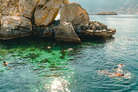 Snorkeling at Daymaniyat Islands tour from Muscat