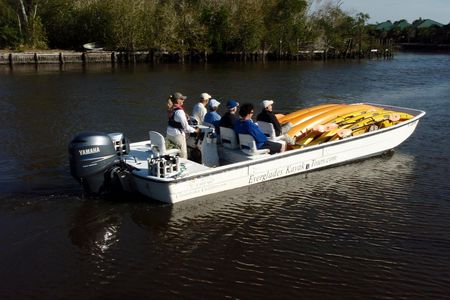 Everglades National Park boat assisted kayak eco-tour
