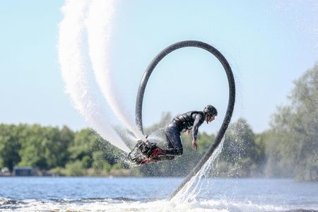 20 minutes flyboard, hoverboard or jetpacking experience in Amsterdam