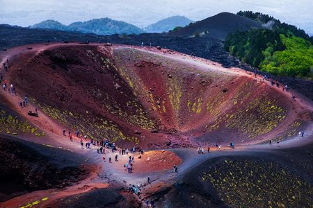 Mount Etna and Taormina day trip from Cefalù
