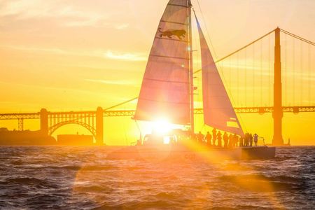 San Francisco sunset sailing cruise