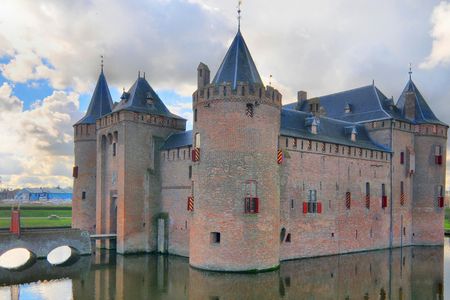 Luxury sightseeing tour of Muiderslot with private transportation from Amsterdam