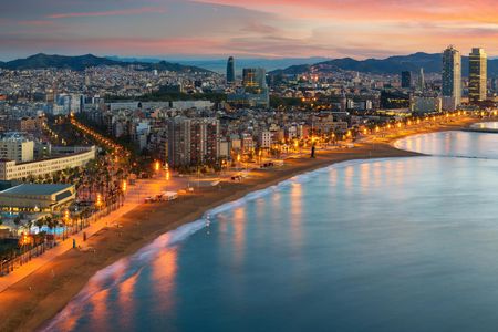 Barcelona small-group evening bike tour