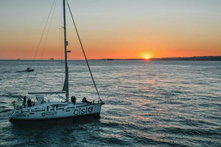 Lisbon sailboat tour at sunset