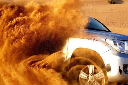 Desert safari with BBQ dinner and dance show in Dubai
