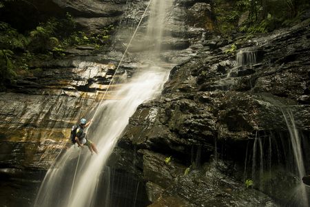 Abseiling and canyoning adventure at Blue Mountains