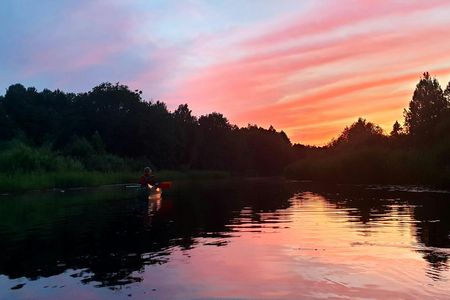 Night walk and canoeing tour from Pärnu
