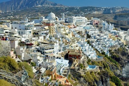 Walking Tour of Fira town in Santorini