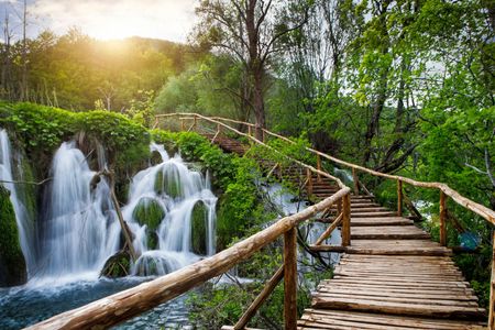 Plitvice Lakes National Park full-day trip from the Slovenian Coast