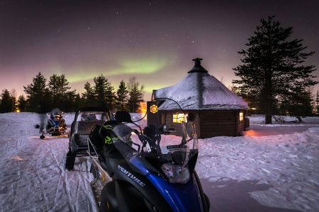 Aurora Borealis Snowmobile Safari