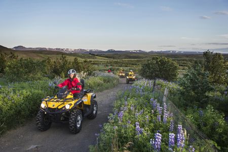 Quad riding and golden circle combo tour