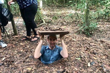 Full-day Cu Chi tunnels and Cao Dai temple tour