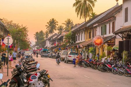 Luang Prabang Elephant Village and Kuang Si Waterfalls full-day tour