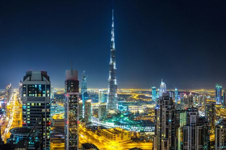 Dubai by night and dinner at Atlantis the Palm