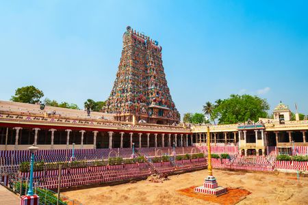 Meenakshi Temple night ceremony