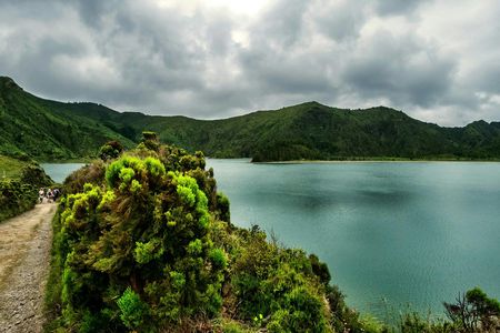 Full-day walking tour in Lagoa do Fogo