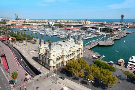 Best of Barcelona highlights bike tour in a small-group