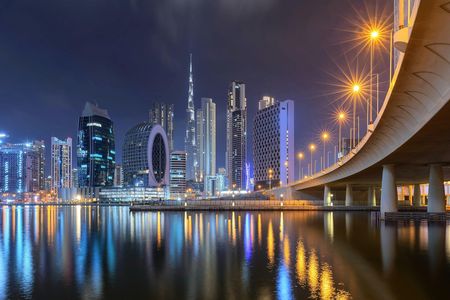 Dubai luxury canal dinner cruise with optional transfer and beverages