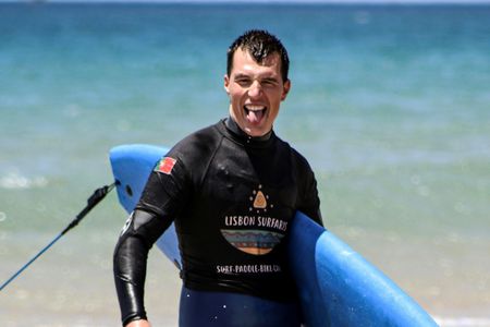 5-day private surf lessons package in Carcavelos