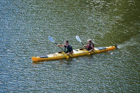 Self-guided kayaking adventure in Stockholm city