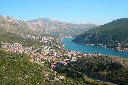 Sunset panoramic drive from Dubrovnik
