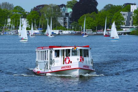 Alster tour on the water in Hamburg
