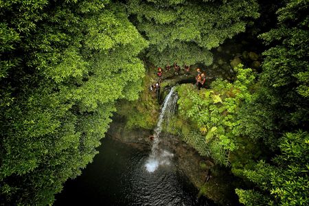 Canyoning experience in Ribeira da Salga