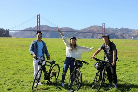 San Francisco eBike rental with route map