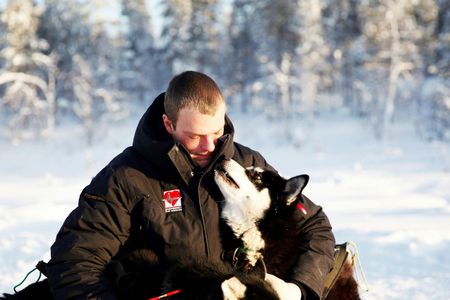 Visit a husky farm in Saariselkä