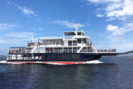 Baie-Sainte-Catherine whale watching cruise