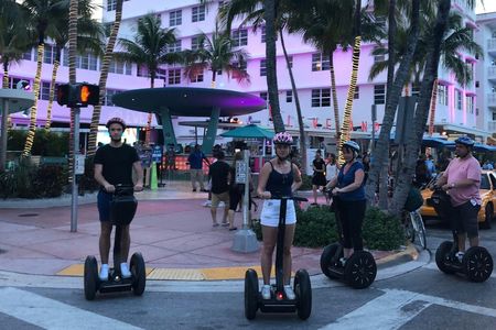 South Beach panoramic night self-balancing scooter tour