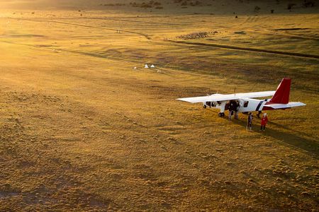 Wineglass Bay and Maria Island wildlife scenic flight tour with lunch