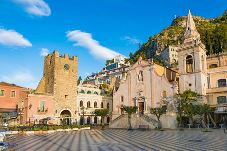 Full-day Etna and Taormina tour from Catania