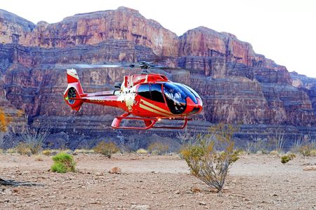 Over the Edge Helicopter and Boat from West Rim