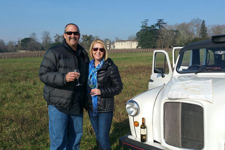Organic wine and vineyard tour from Bordeaux