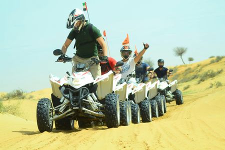 Quad safari in Ras Al Khaimah with optional dinner at the camp