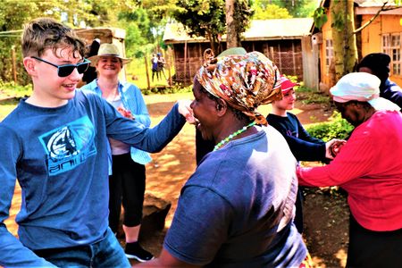 Kenyan grandma's pig farm tour from Nairobi