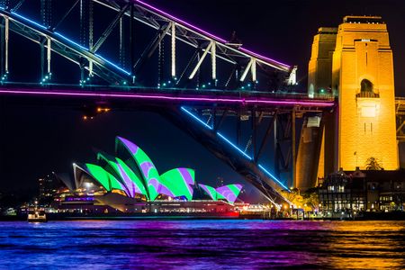 Vivid Sydney Festival bring-your-own-drink catamaran cruise