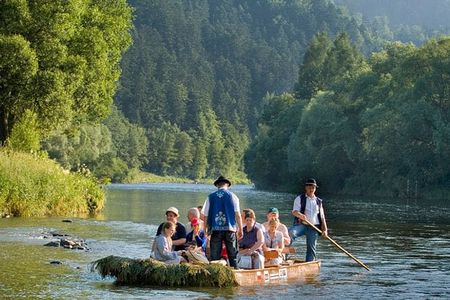 Dunajec river gorge rafting from Krakow