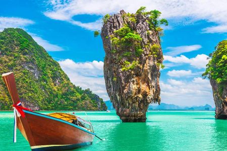 Full-day trip from Phuket to Phang Nga Bay with boat cruise