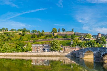 Self guided tour with interactive city game of Namur