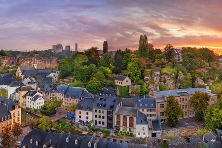 Self guided tour with interactive city game of Luxembourg City