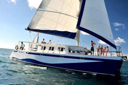 Mauritius west coast catamaran cruise