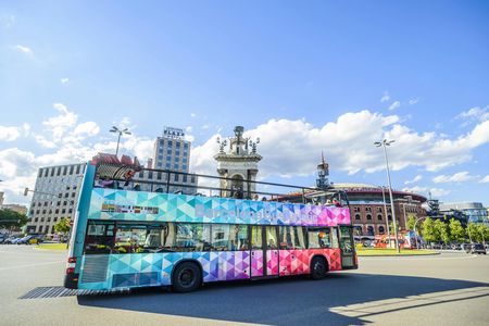 City Sightseeing hop-on hop-off bus tour of Barcelona