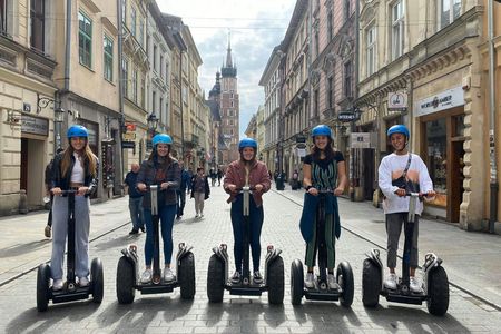 Guided Krakow self-balancing scooter tour of the old town