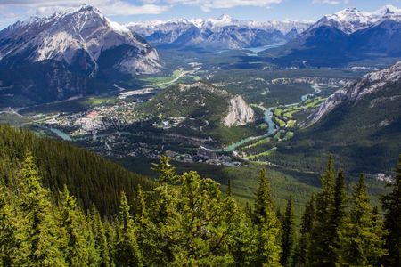 Banff area and canyon walking tour from Banff